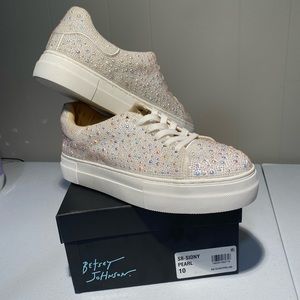 Betsey Johnson Pearl Sneakers